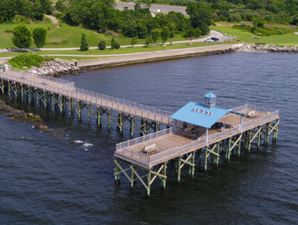 The Larry Mouradjian Fishing Pier, Located at Rocky Point State Park