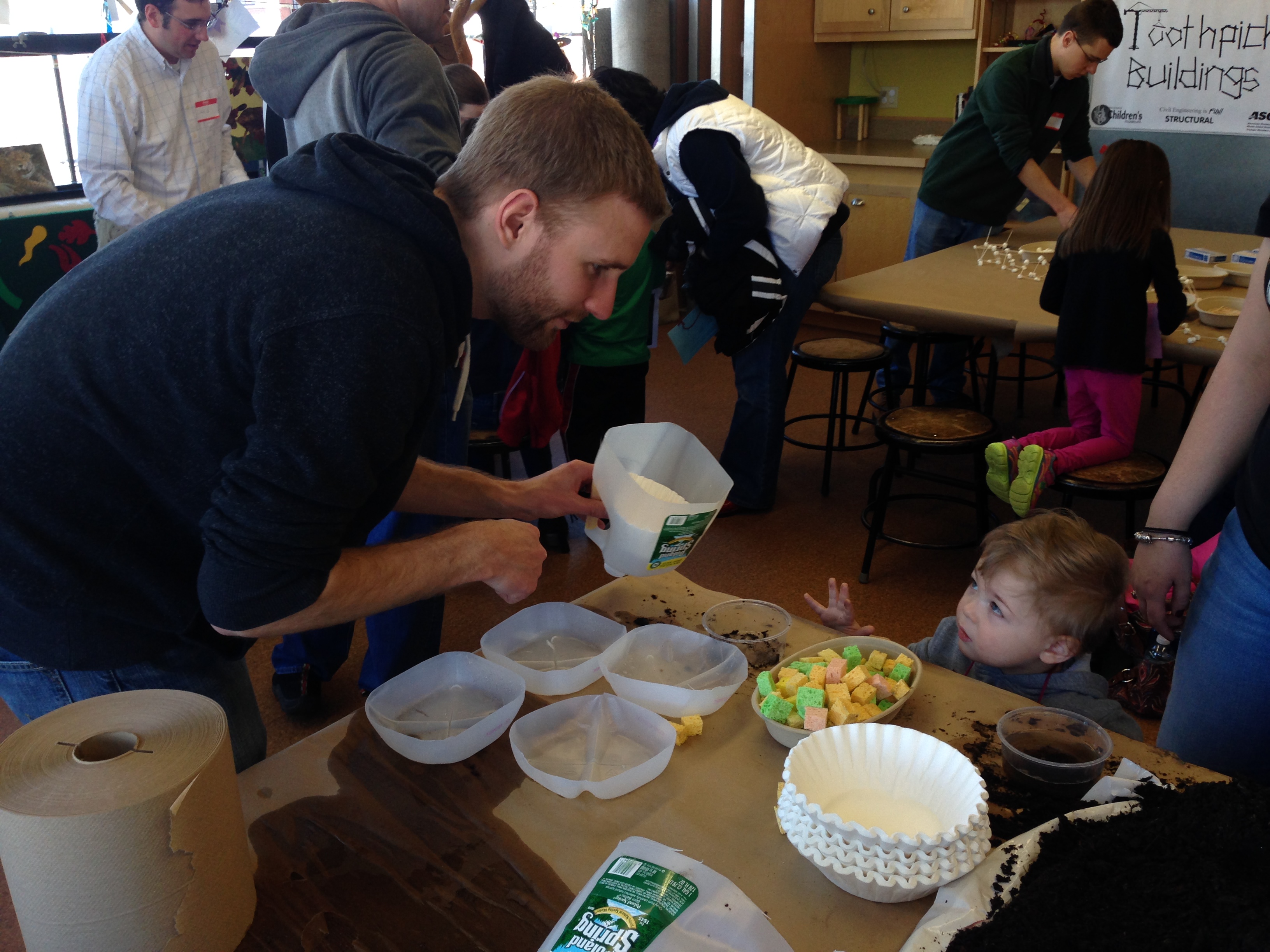 Mark Dowdell explains the experiment.