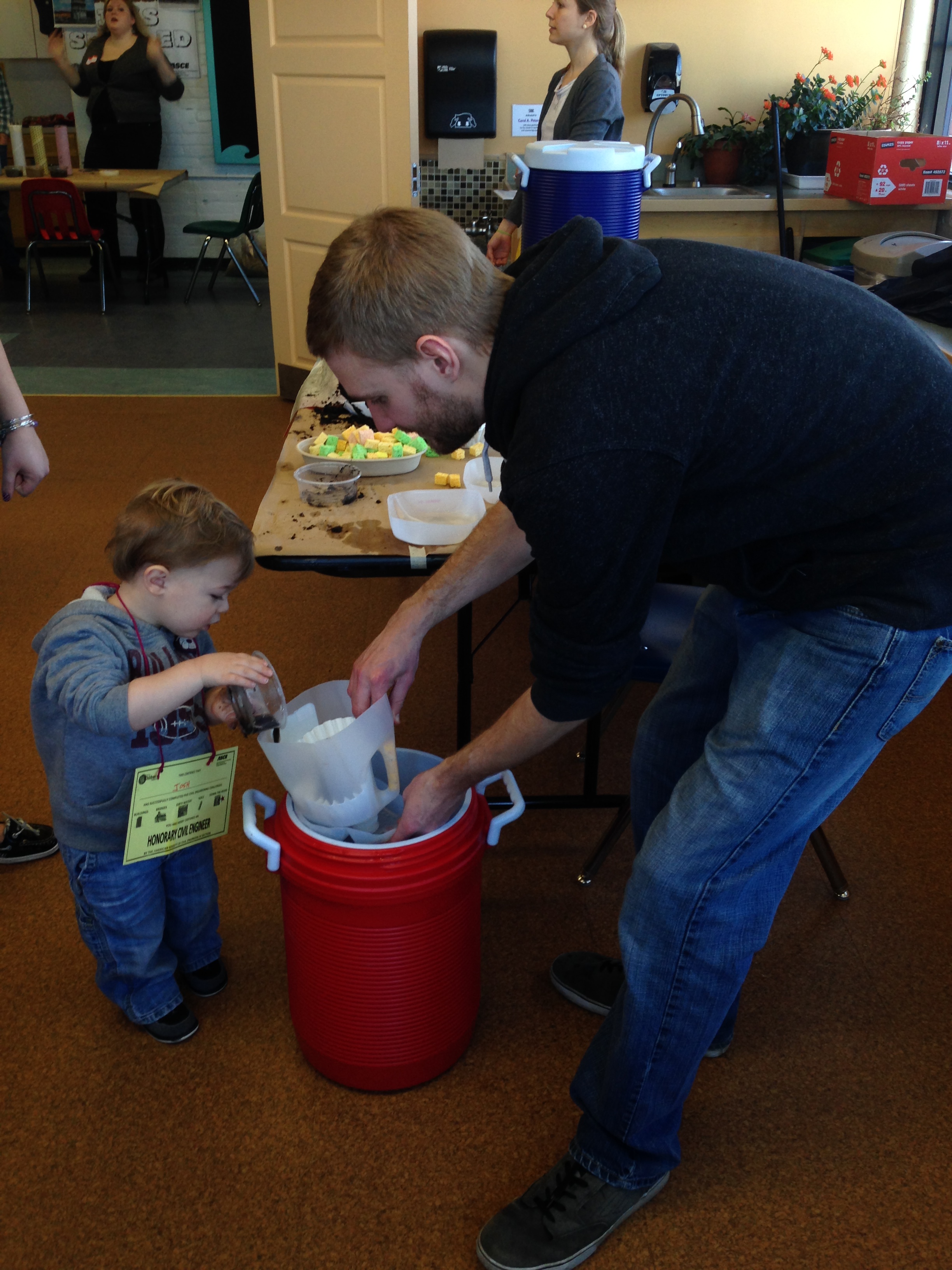 Mark Dowdell and a Future Engineer Perform the Demonstration