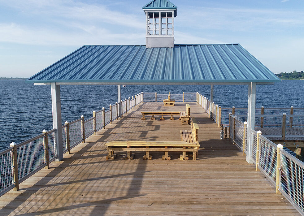 The Larry Mouradjian Fishing Pier, Located at Rocky Point State Park