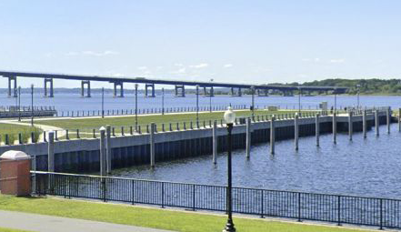 Fall River City Pier bulkhead